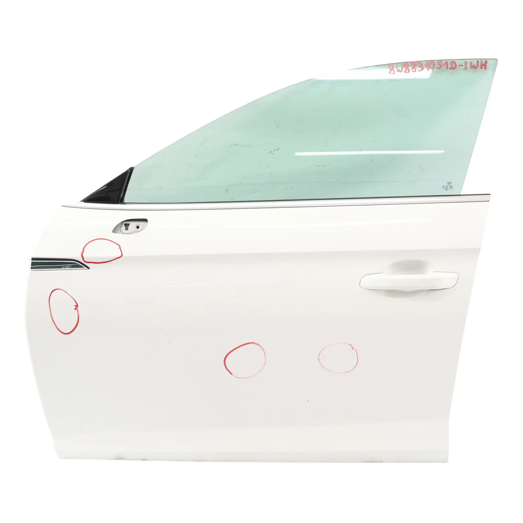 Audi A5 F5 Door Front Left N/S Covering Panel Ibis White - Y9C