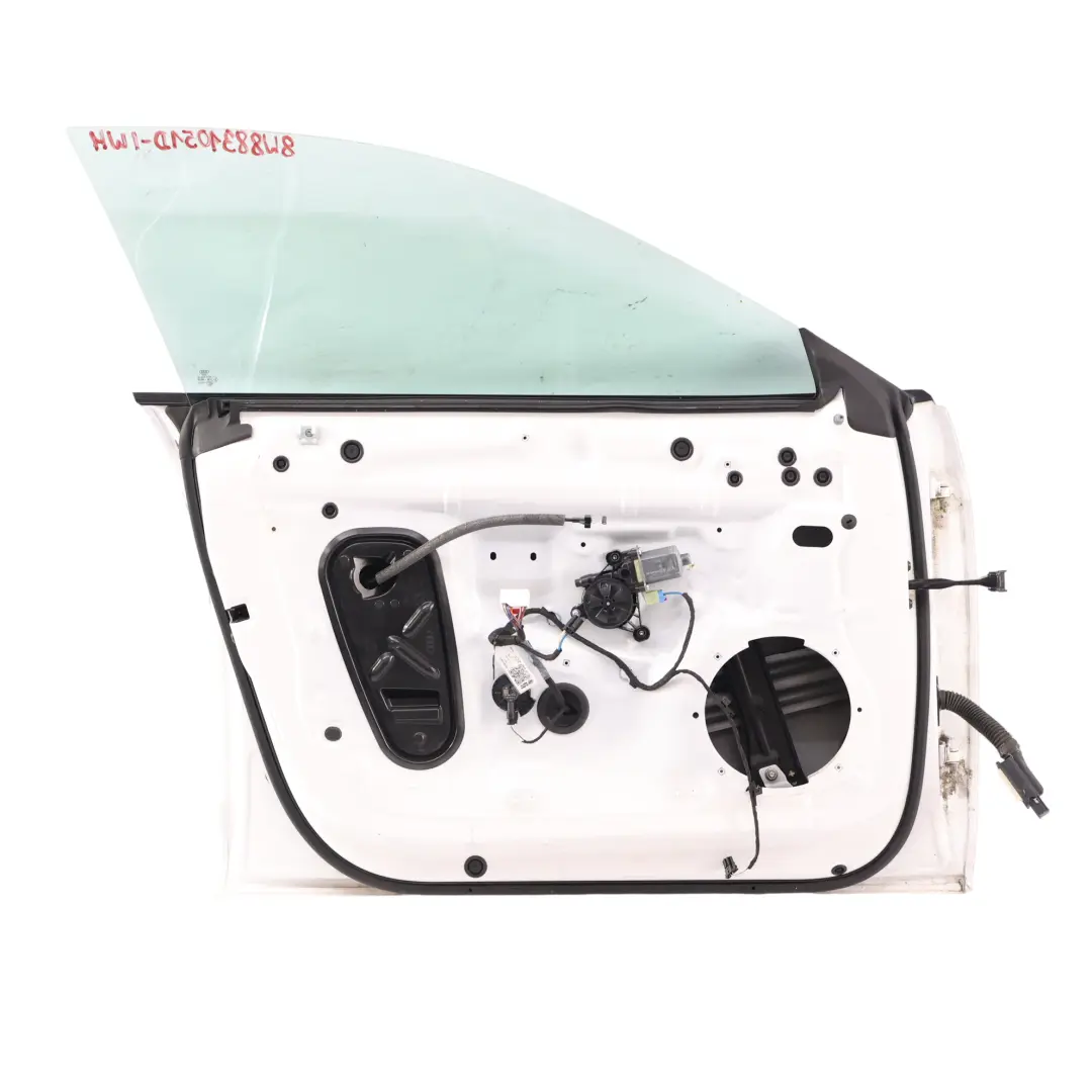 Audi A5 F5 Door Front Left N/S Covering Panel Ibis White - Y9C - SKU 8W8831051D-IWH - Part number 8W8831051D
