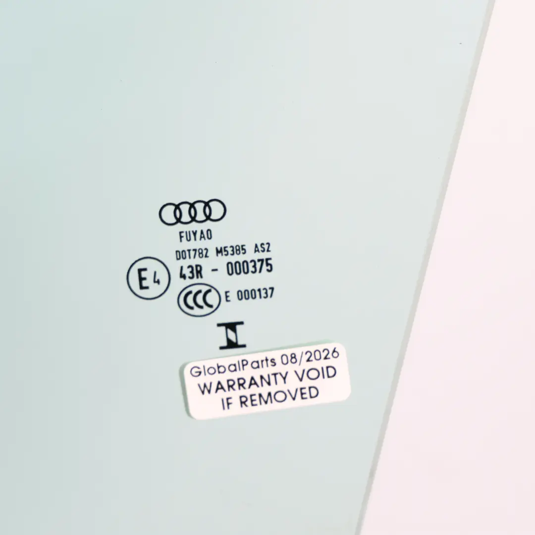 Sportback Door Window Glass Glazing AS2 Front Left N/S to Audi A5 F5 with Part number 8W8845201B Audi A5 F5 Sportback Door Window Glass Glazing AS2 Front Left N/S - SKU 8W8845201B - Part number 8W8845201B