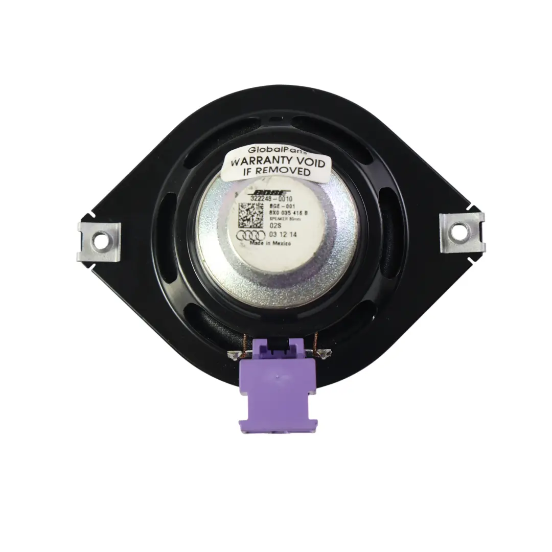 Audi A1 8X Front Door Speaker Mid-Tone BOSE Audio Speaker 8X0035416A - SKU 8X0035416B - Part number 8X0035416B