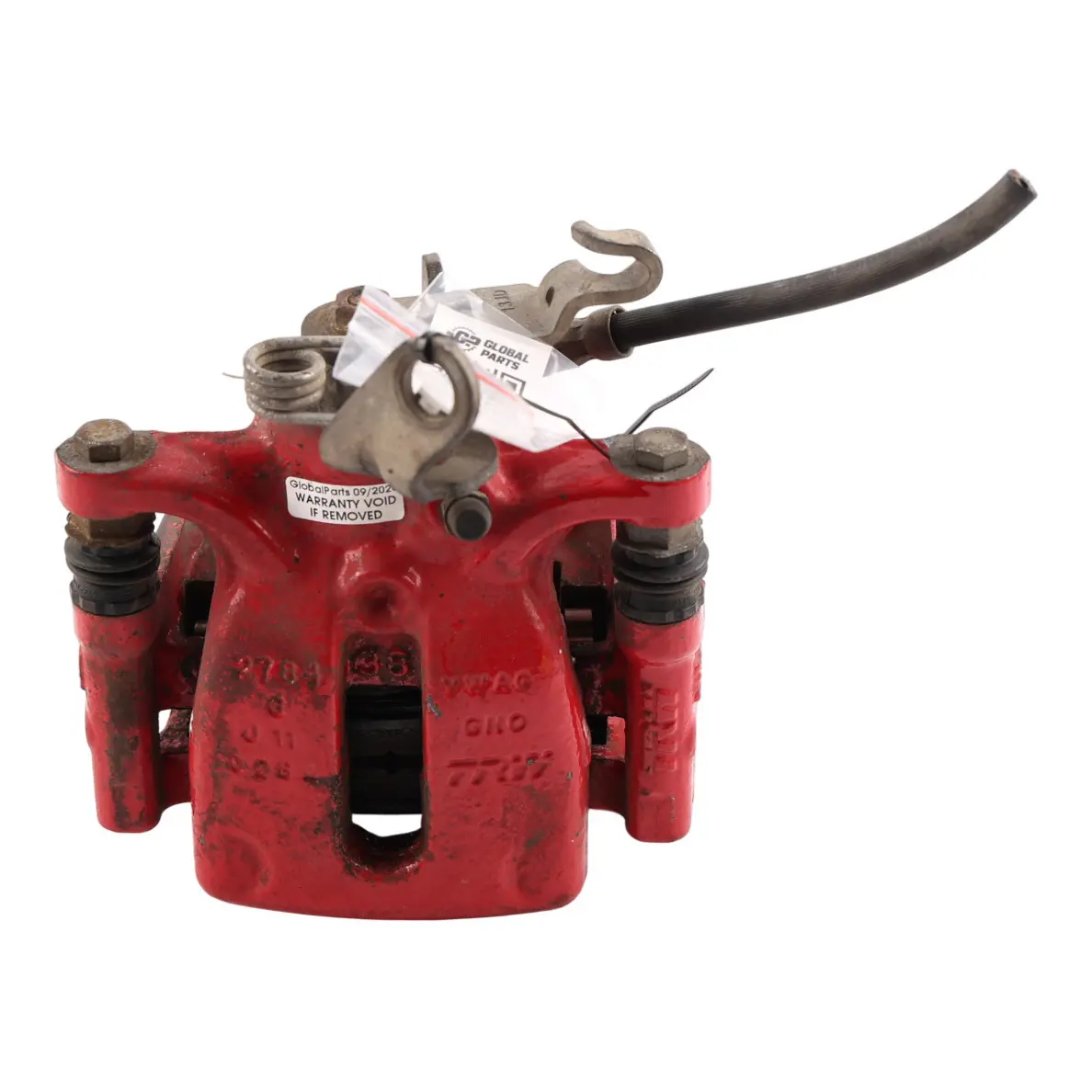 Audi A1 S1 8X Brake Caliper Wheel Braking Unit Rear Left N/S Red 8X0615423A