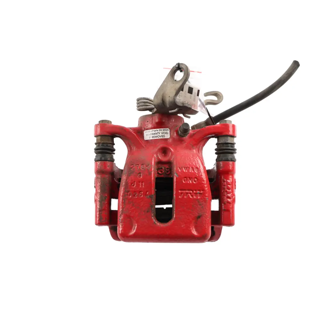 Brake Caliper Wheel Braking Unit Rear Left N/S Red to Audi A1 S1 8X with Part number 8X0615423A Audi A1 S1 8X Brake Caliper Wheel Braking Unit Rear Left N/S Red - SKU 8X0615423A - Part number 8X0615423A