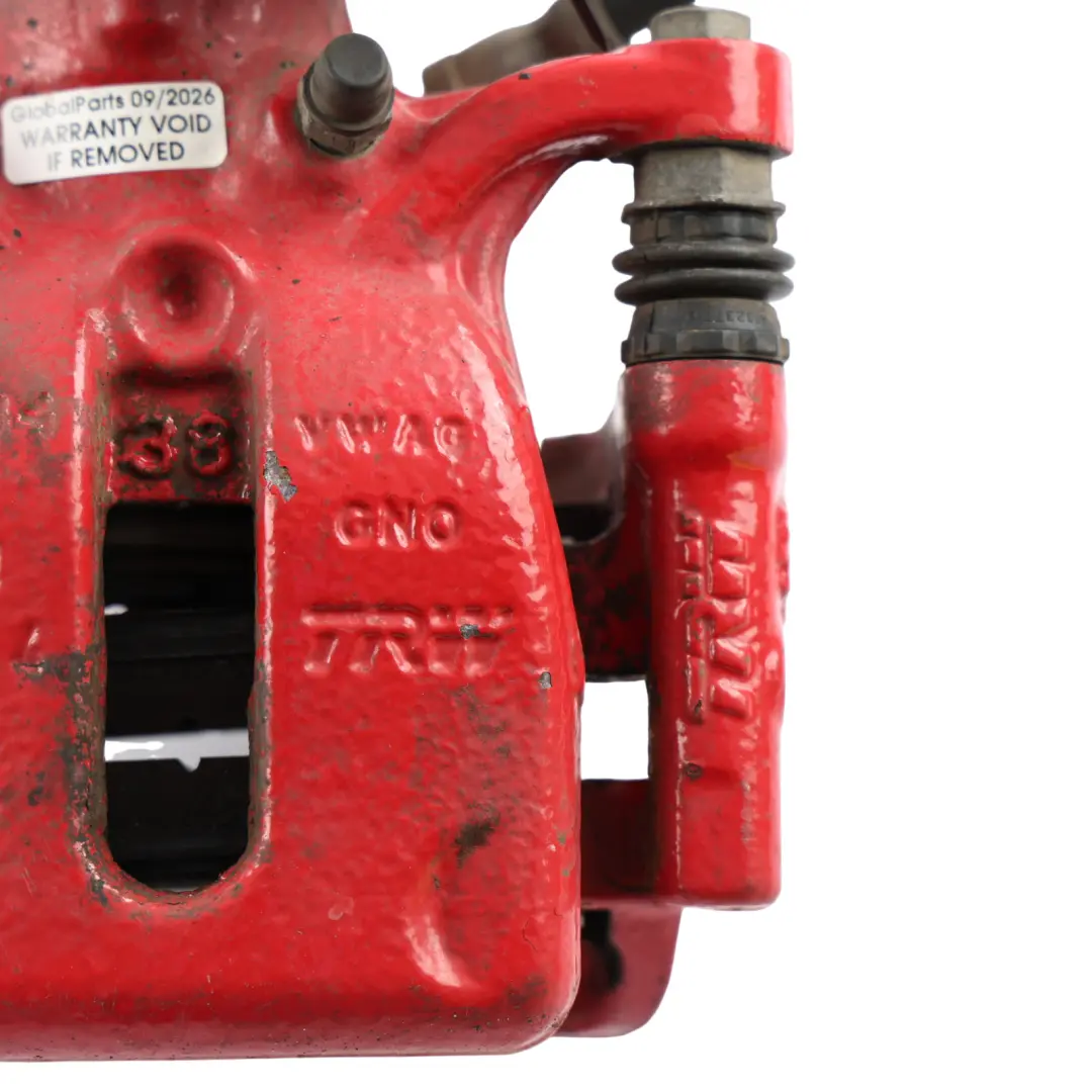 Brake Caliper Wheel Braking Unit Rear Left N/S Red to Audi A1 S1 8X with Part number 8X0615423A Audi A1 S1 8X Brake Caliper Wheel Braking Unit Rear Left N/S Red - SKU 8X0615423A - Part number 8X0615423A