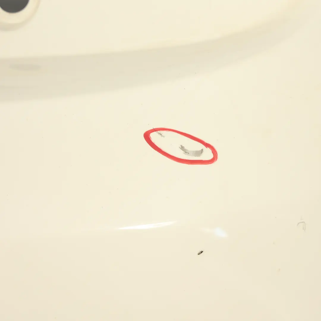 Bumper Trim Panel Covering Amalfi White - Y9K to Audi A1 8X Rear with Part number 8X0807068 Audi A1 8X Rear Bumper Trim Panel Covering Amalfi White - Y9K - SKU 8X0807068-AWH - Part number 8X0807068