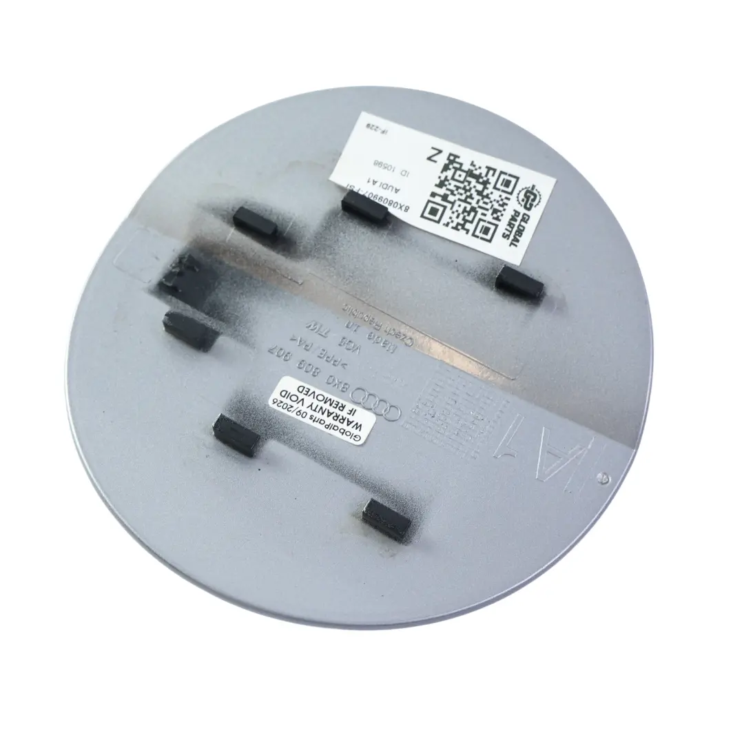 Audi A1 8X Tankdeckel Klappe Abdeckung Folie Silber Metallic Z7G - SKU 8X0809907-FSI - Teilenummer 8X0809907