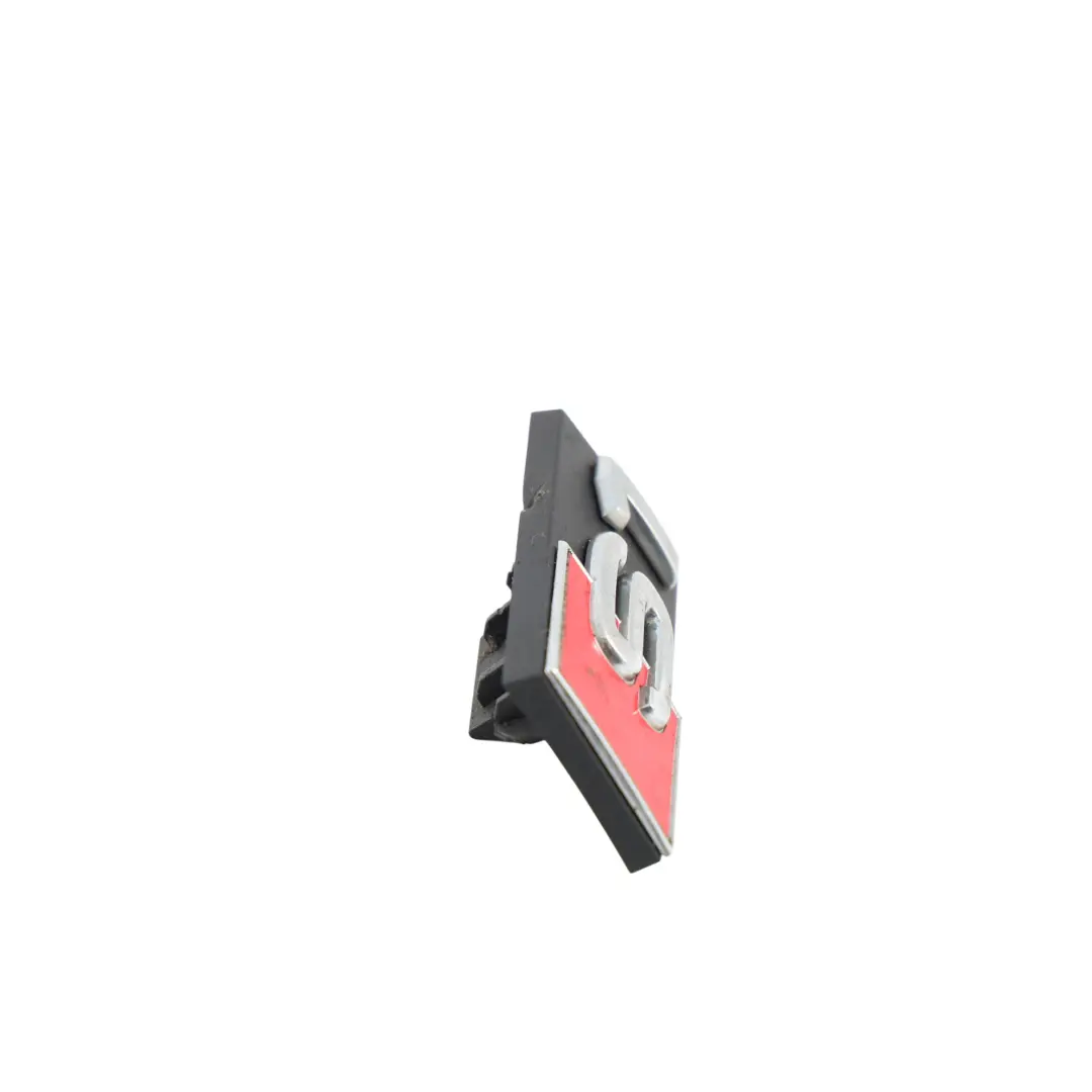 Audi S1 8X Front Bumper Emblem Inscription Badge S1 Lettering - SKU 8X0853736A - Part number 8X0853736A