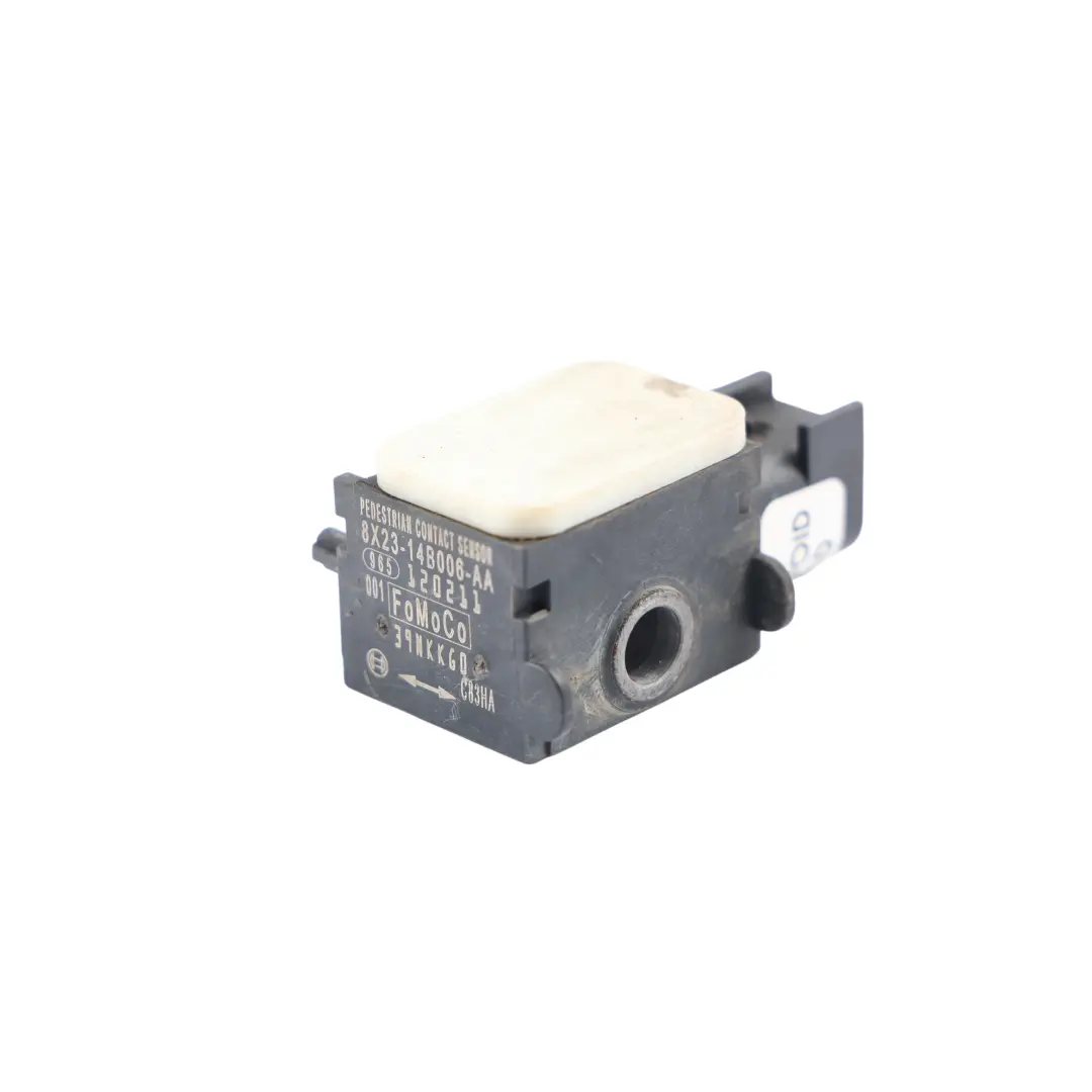 Front Bonnet Hood Pedestrian Impact Sensor Unit to Jaguar XF X250 with Part number 8X23-14B006-AA Jaguar XF X250 Front Bonnet Hood Pedestrian Impact Sensor Unit - SKU 8X23-14B006-AA - Part number 8X23-14B006-AA