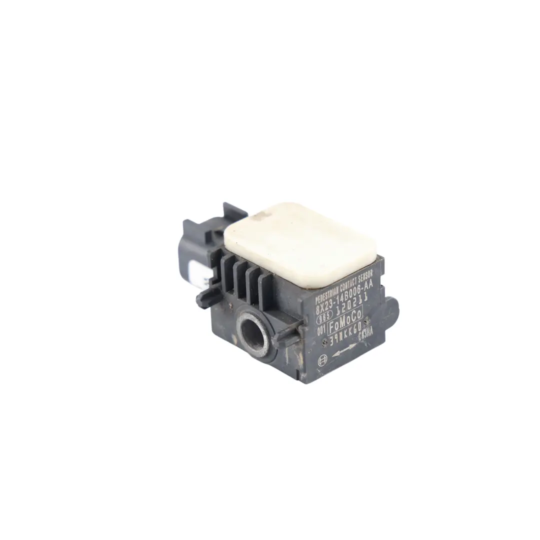 Sensor Impacto Peatón Capó Delantero para Jaguar XF X250 con número de pieza 8X23-14B006-AA Jaguar XF X250 Sensor Impacto Peatón Capó Delantero - SKU 8X23-14B006-AA - Número de pieza 8X23-14B006-AA