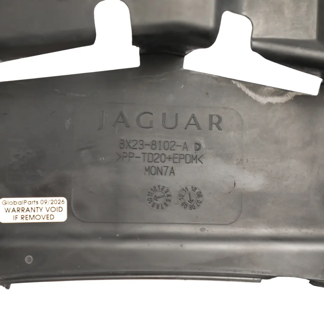 Jaguar XF X250 Radiator Shroud Cover Upper Deflector Shield - SKU 8X23-8102-AD - Part number 8X23-8102-AD