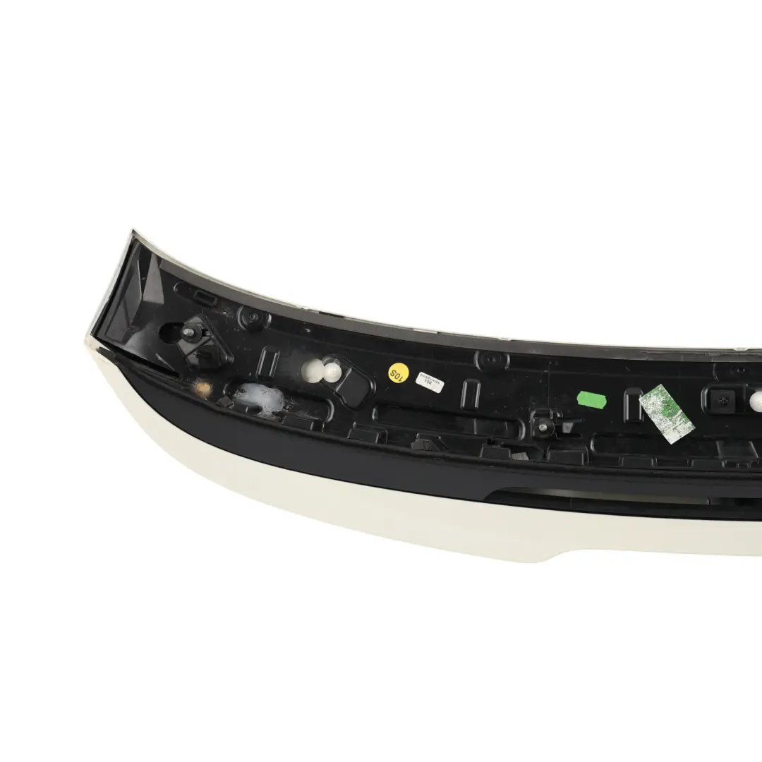 Audi A1 8X Rear Spoiler Tailgate Trunk Trim Panel Amalfi White - Y9K - SKU 8X4827933B-AWH - Part number 8X4827933B