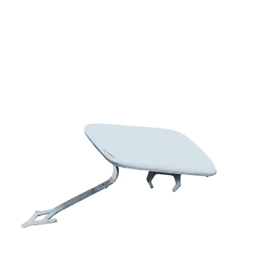 Audi S1 8X Front Bumper Tow Eye Cover Glacier White Pearl - S9R - SKU 8XA807241A-MGW - Part number 8XA807241A