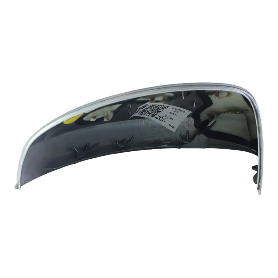 Audi A1 8X Wing Mirror Casing Cap Cover Panel Left N/S Aluminium - SKU 8XA857527A-ALU - Part number 8XA857527A