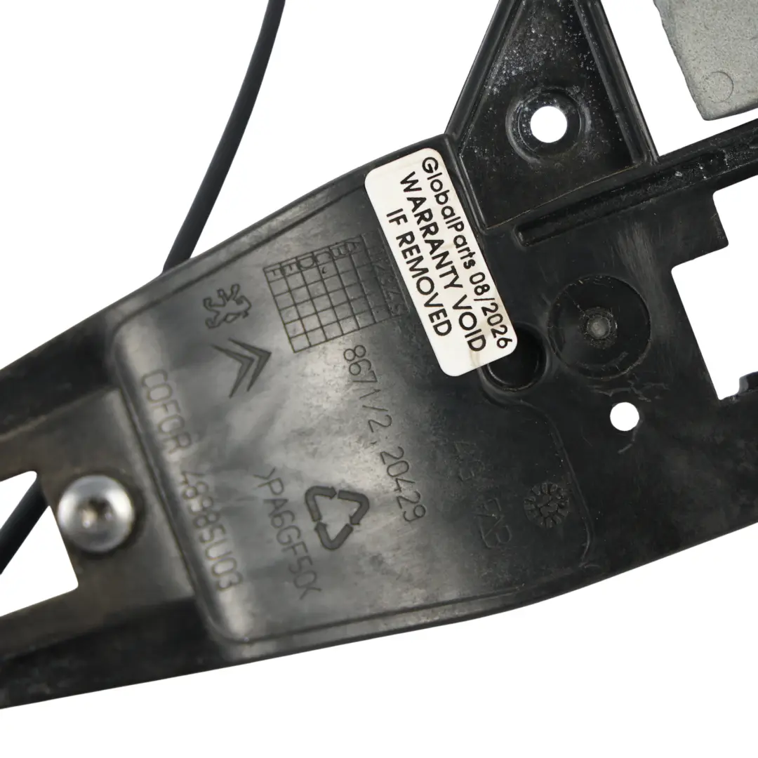 Citroën C4 Picasso Mk1 Door Lock Mechanism Handle Bracket Rear Left N/S - SKU 9137H1 - Part number 9137H1