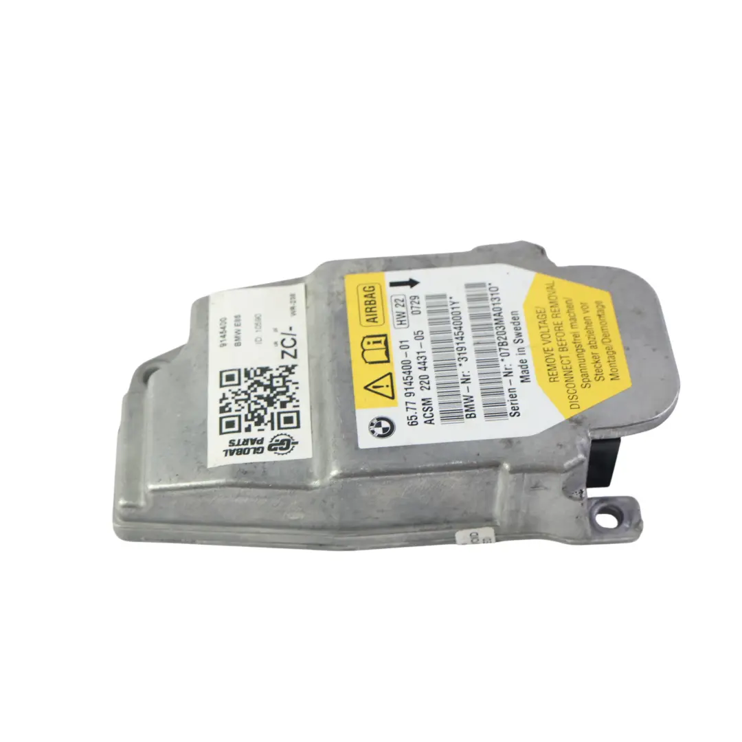 Unidad Control Módulo ECU ACSM para BMW E60 E61 E63 E85 con número de pieza 9145400 BMW E60 E61 E63 E85 Unidad Control Módulo ECU ACSM - SKU 9145400 - Número de pieza 9145400