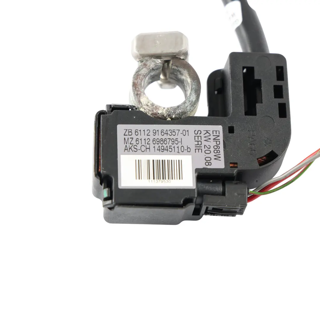 Cable IBS Negative Lead Minus Cable Wire to BMW E70 E71 Battery with Part number 9164357 BMW E70 E71 Battery Cable IBS Negative Lead Minus Cable Wire - SKU 9164357 - Part number 9164357