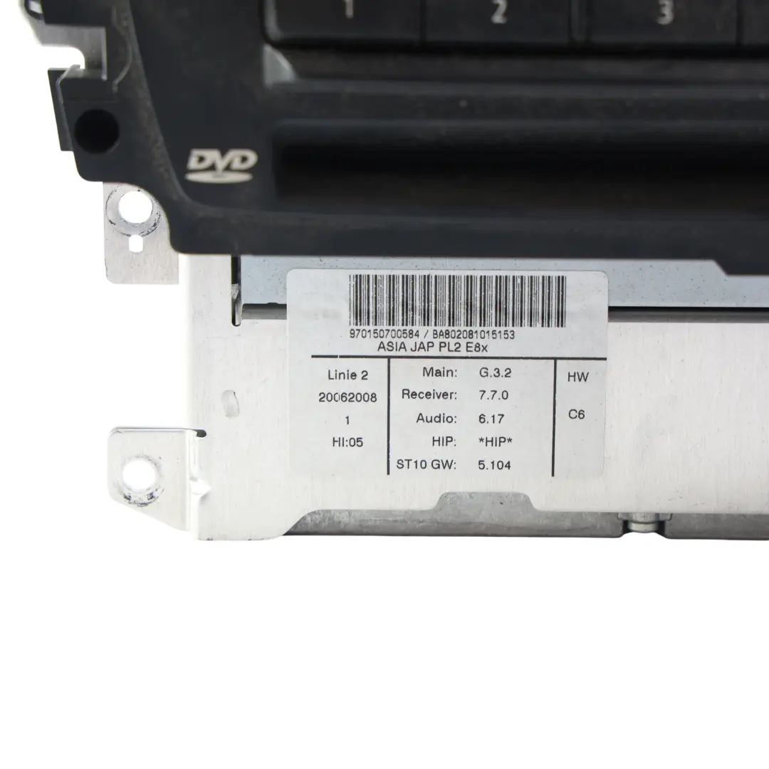 Radio Player Navigation Head Unit Control Module to BMW E81 E82 E87 E88 F20 with Part number 9185534 BMW E81 E82 E87 E88 F20 Radio Player Navigation Head Unit Control Module - SKU 9185534 - Part number 9185534