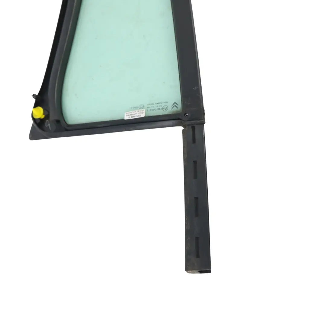 Cristal Ventana Triangular Trasera Izquierda para Citroën C4 Grand Picasso con número de pieza 9203GS Citroën C4 Grand Picasso Cristal Ventana Triangular Trasera Izquierda - SKU 9203GS - Número de pieza 9203GS