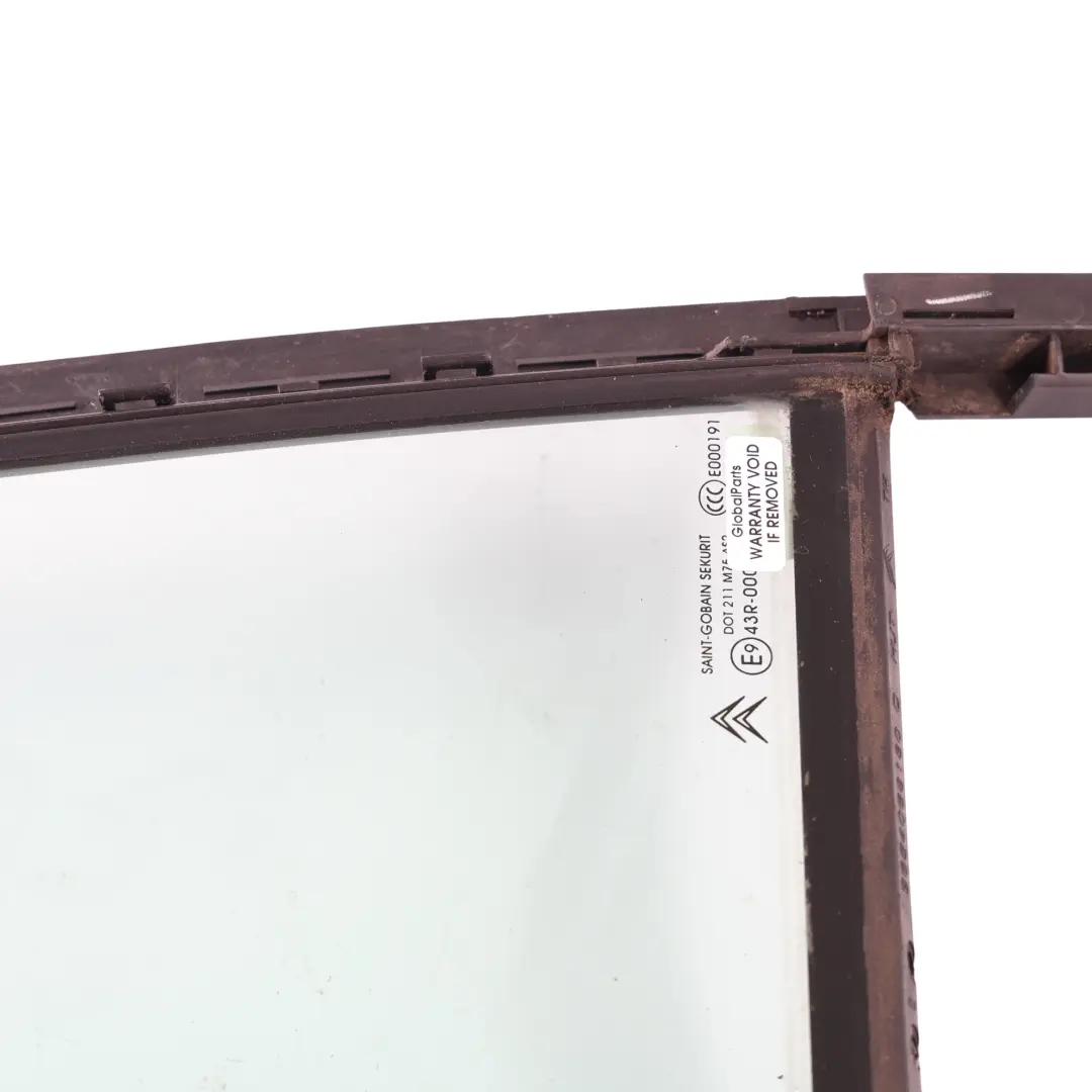 Citroen C4 Grand Picasso Dreiecksfenster Tür Glas Hinten Rechts für mit Teilenummer 9204L5 Citroen C4 Grand Picasso Dreiecksfenster Tür Glas Hinten Rechts - SKU 9204L5 - Teilenummer 9204L5