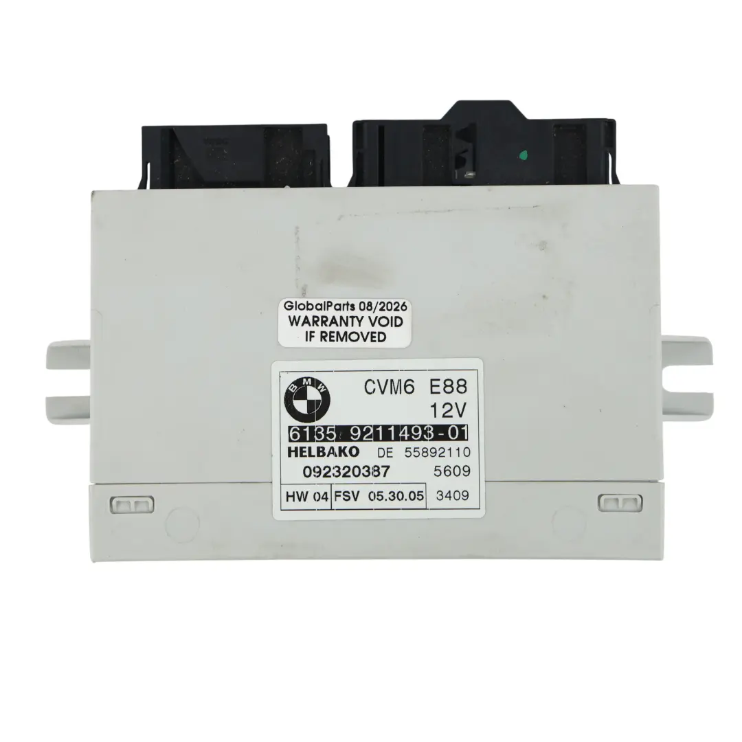 BMW E88 Módulo Control Techo Plegable Descapotable - SKU 9211493 - Número de pieza 9211493