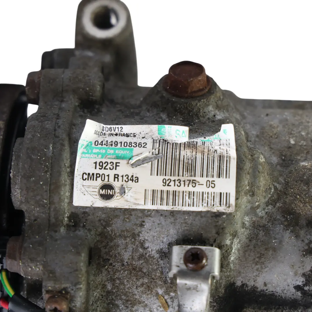 Mini R55 R56 R57 LCI R60 Compresor Aire Acondicionado Diesel - SKU 9213175-2 - Número de pieza 9213175