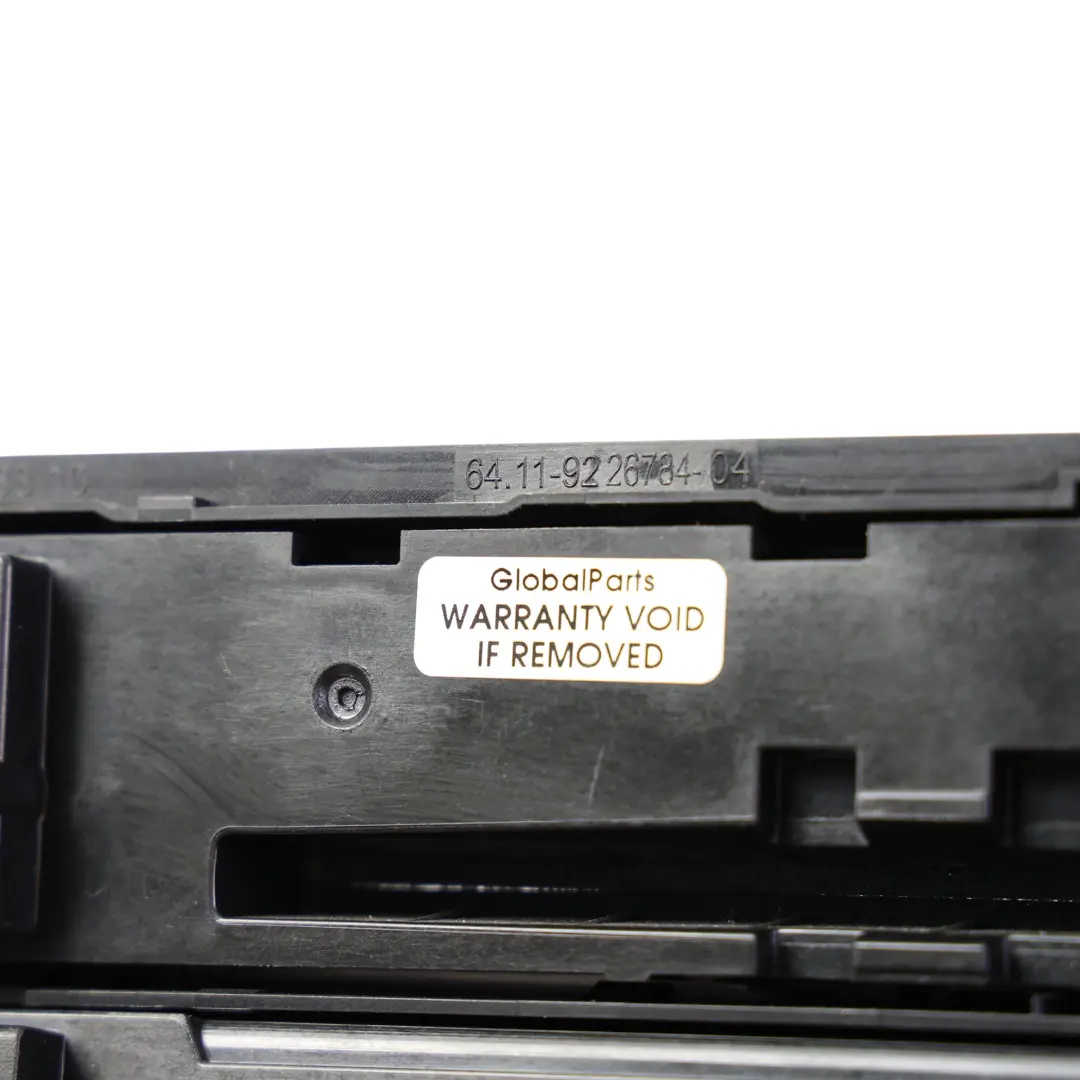 BMW F30 F32 Heizung Klimaanlage Schalter Radio Bedienfeld - SKU 9226784-1 - Teilenummer 9226784