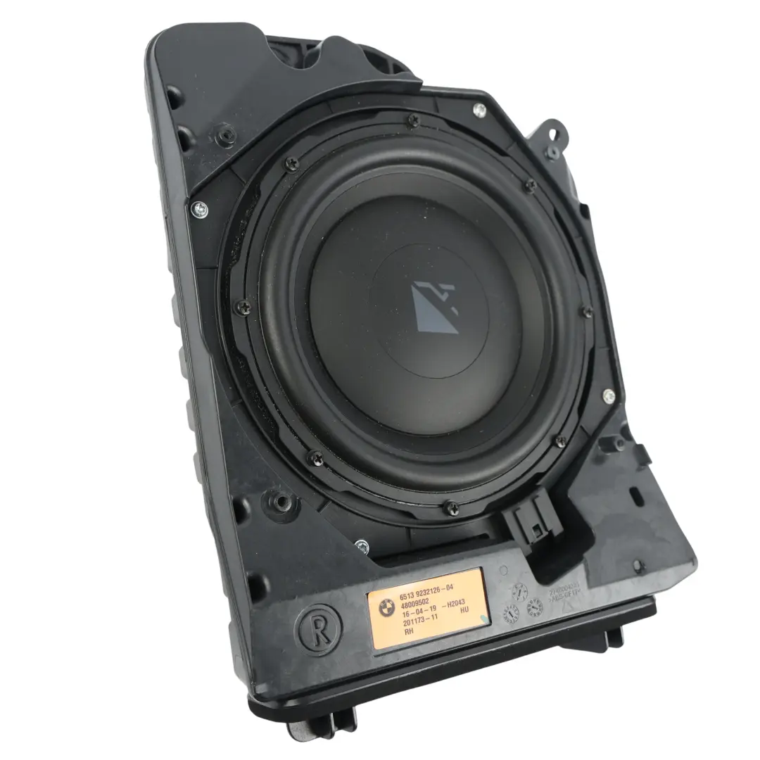 BMW F20 F21 F22 Zentral Bass Hi-Fi Lautsprecher Harman Kardon Rechts - SKU 9232126-3 - Teilenummer 9232126