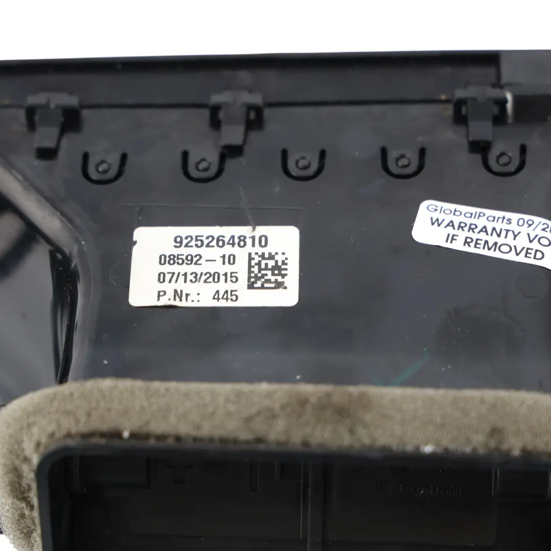 Grille Aération Centrale Tableau de Bord Bouton Warning pour BMW X5 F15 à propos du numéro de pièce 9252648 BMW X5 F15 Grille Aération Centrale Tableau de Bord Bouton Warning - SKU 9252648-1 - Numéro de pièce 9252648