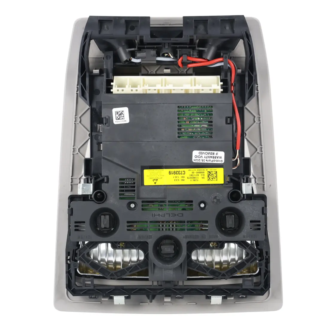 Roof Light BMW F10 F11 Front Interior Panel Switch Cluster Grey to with Part number 9276230 Roof Light BMW F10 F11 Front Interior Panel Switch Cluster Grey - SKU 9276230-5 - Part number 9276230