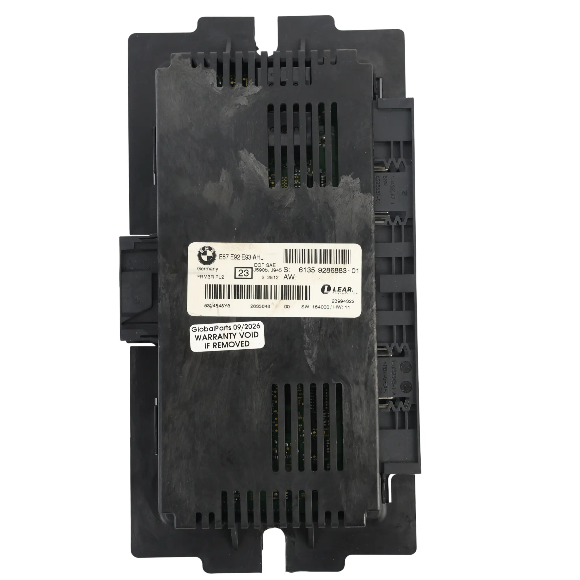 BMW E92 Coupe Footwell Xenon Light Control Module Lear AHL FRM3R PL2 9286883