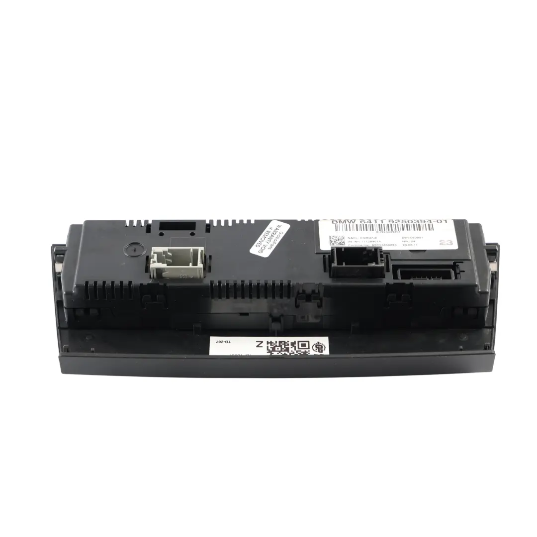 BMW E81 E87 E90 E91 E92 Air Control Panel Automatic Conditioning - SKU 9292263-1 - Part number 9292263