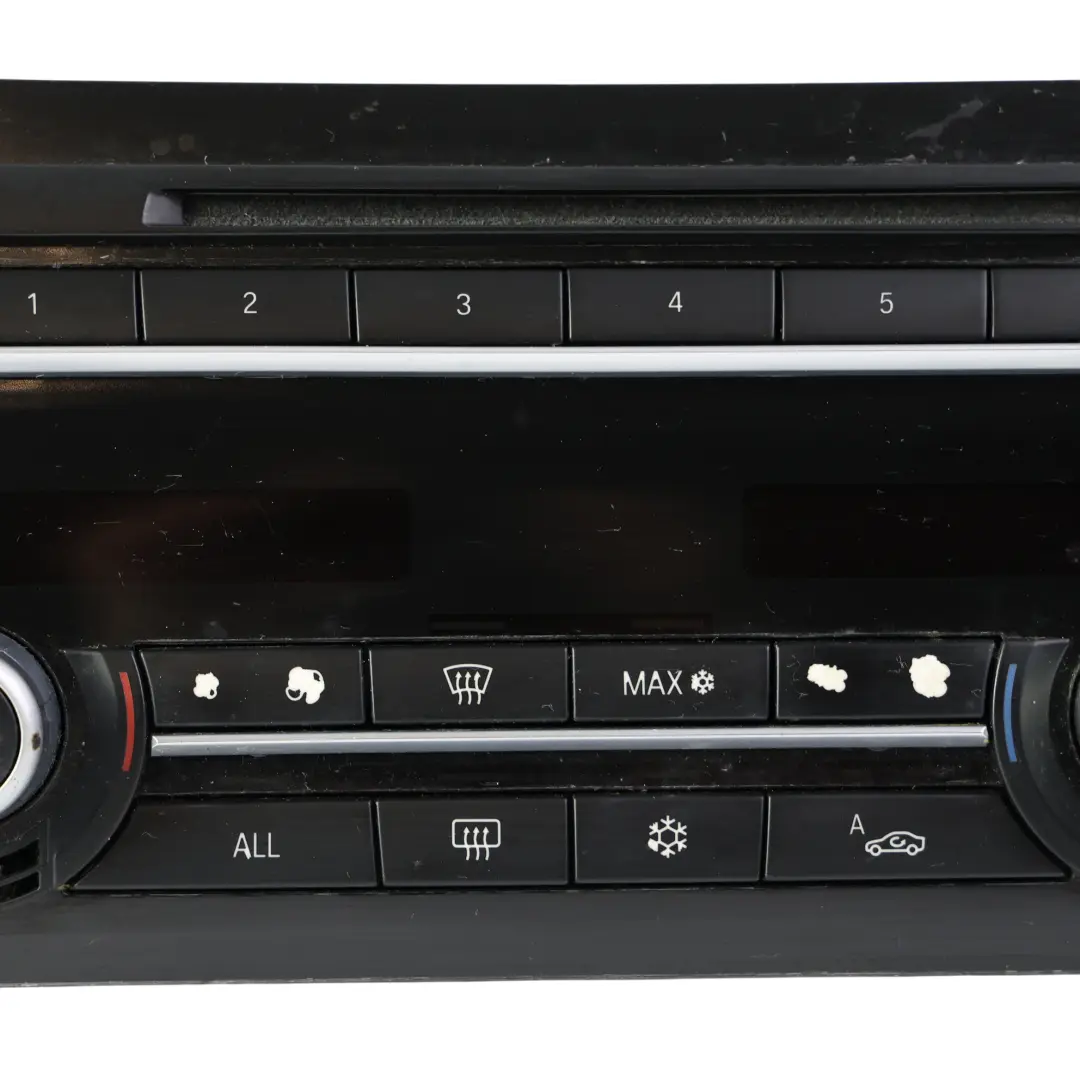 BMW F01 F02 Radio Air Conditioning A/C Radio Switch Control Unit Panel - SKU 9328413-4 - Part number 9328413