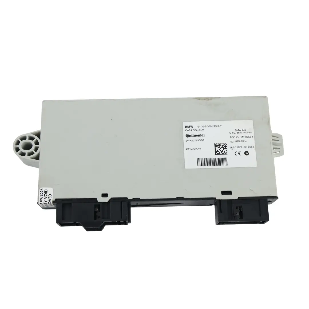BMW F06 F07 F10 F11 F12 F13 F25 F26 CAS4 Control Module Unit ECU - SKU 9339275 - Part number 9339275
