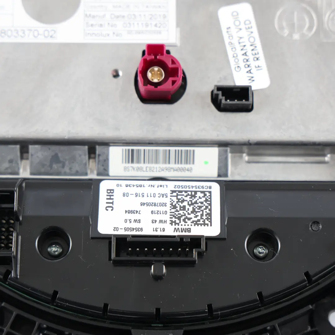 Mini F54 F60 Operating Head Unit Screen Audio Radio Control Switch Panel 9279424 - SKU 9354026-2 - Part number 9354026