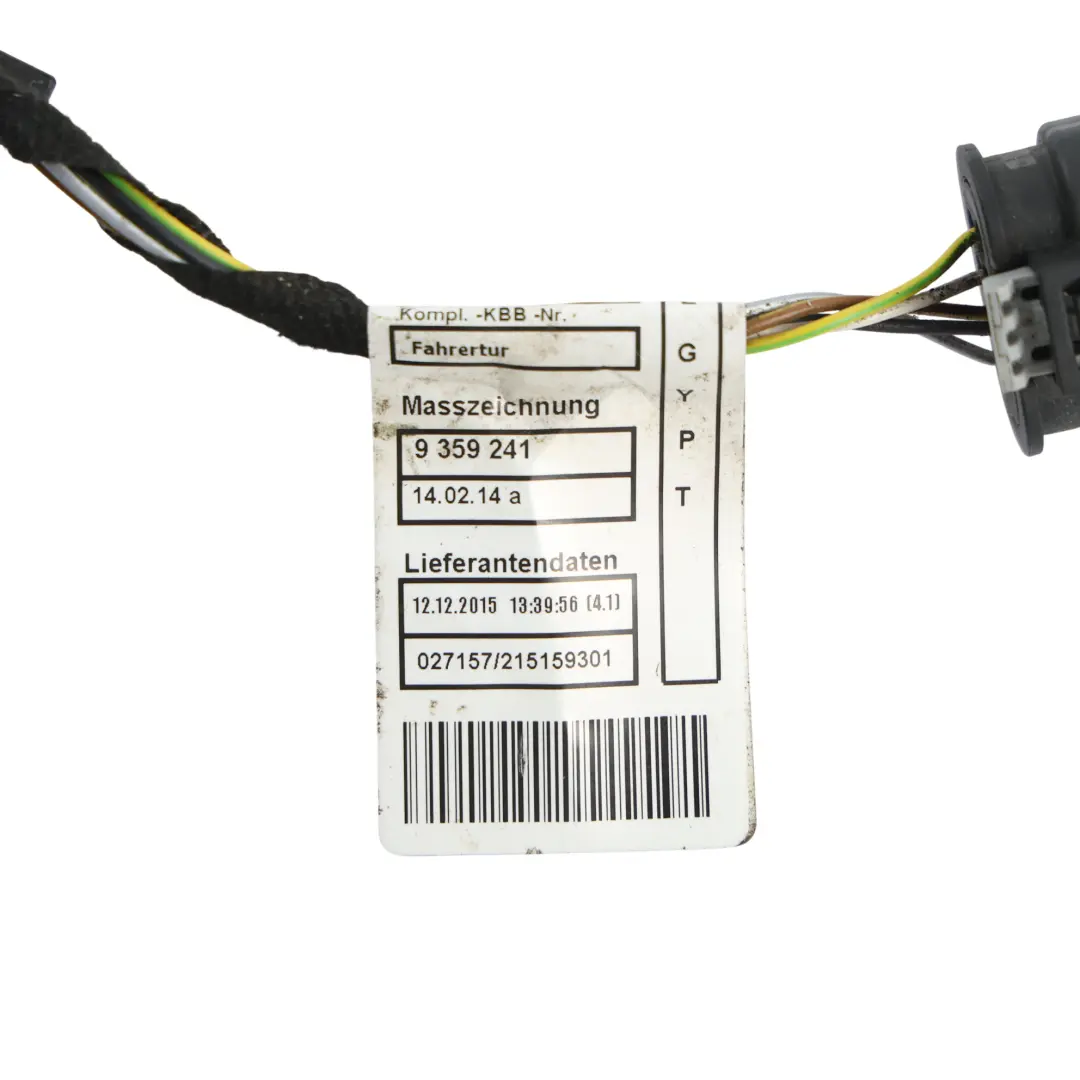 Wiązka Kabli Drzwi Przednich Prawa Strona do Ford Mini F55 o numerze 9359243 Ford Mini F55 Wiązka Kabli Drzwi Przednich Prawa Strona - SKU 9359243 - Numer Części 9359243