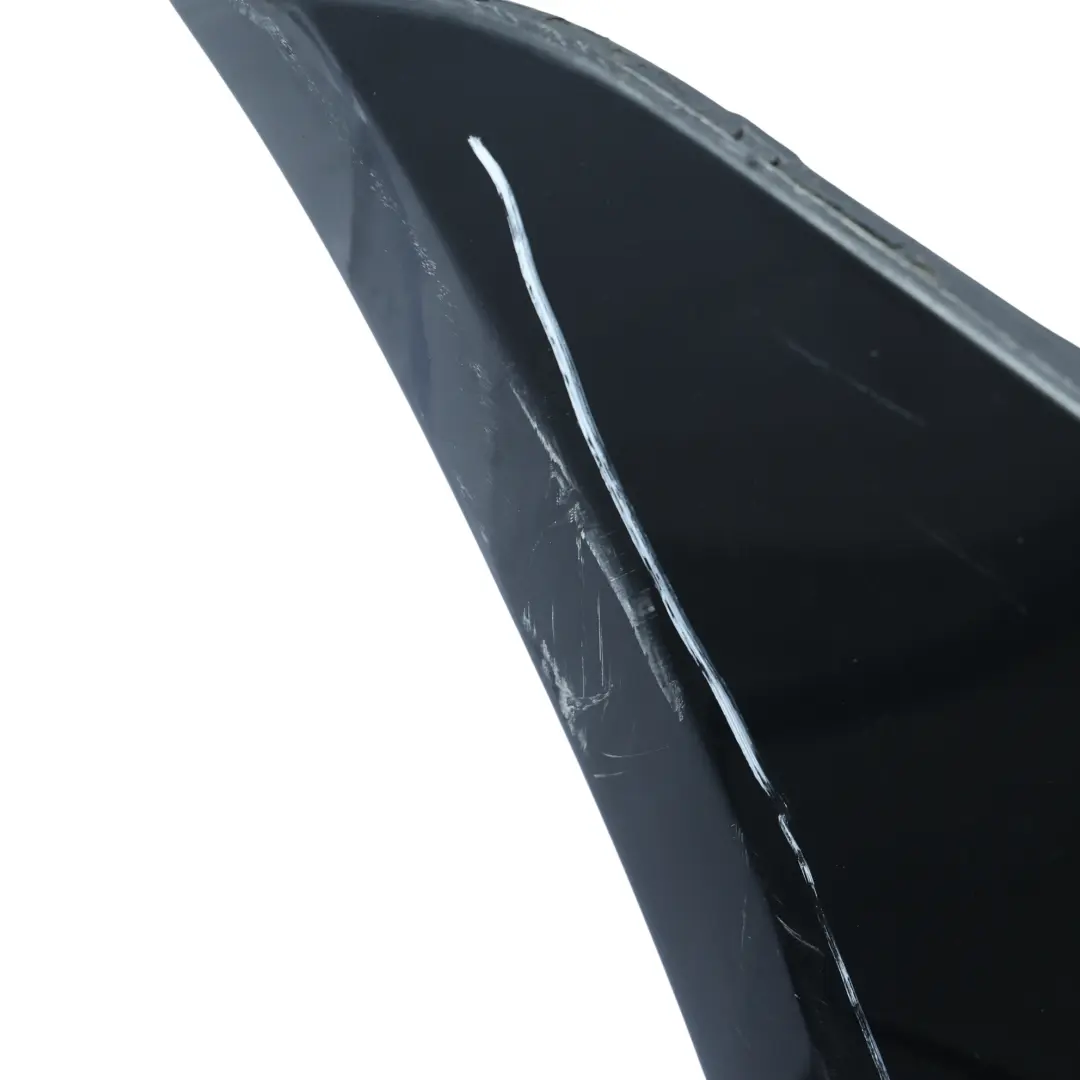 Porsche Cayenne 9PA Rear Bumper Trim Panel Covering Basalt Black Metallic - C9Z - SKU 95550541102-BAB - Part number 95550541102