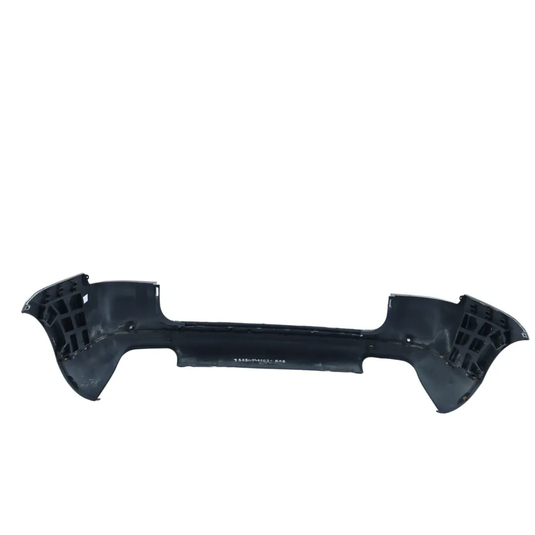 Porsche Cayenne 9PA Rear Bumper Trim Panel Covering Basalt Black Metallic - C9Z - SKU 95550541102-BAB - Part number 95550541102