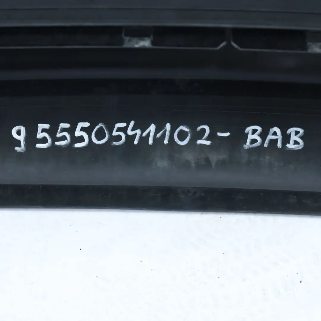 Porsche Cayenne 9PA Rear Bumper Trim Panel Covering Basalt Black Metallic - C9Z - SKU 95550541102-BAB - Part number 95550541102