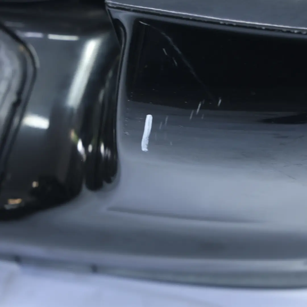 Bumper Trim Panel Covering Basalt Black Metallic - C9Z to Porsche Cayenne 9PA Rear with Part number 95550541102 Porsche Cayenne 9PA Rear Bumper Trim Panel Covering Basalt Black Metallic - C9Z - SKU 95550541102-BAB - Part number 95550541102