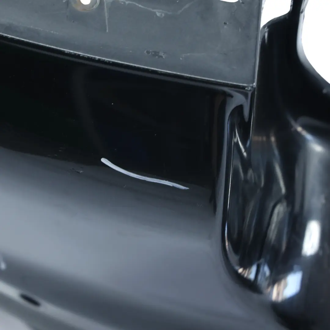 Porsche Cayenne 9PA Rear Bumper Trim Panel Covering Basalt Black Metallic - C9Z - SKU 95550541102-BAB - Part number 95550541102