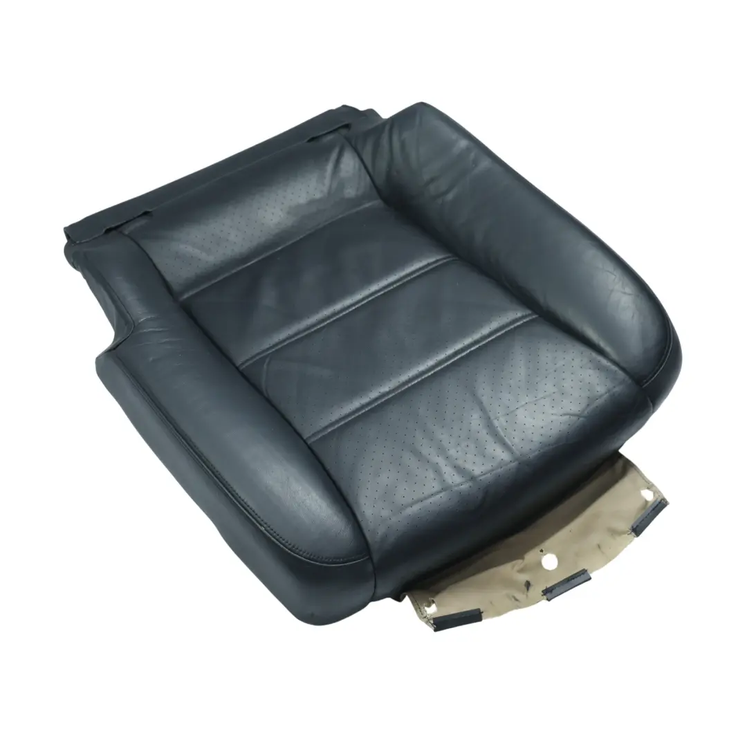 Porsche Cayenne 9PA Front Seat Base Cover Cushion Leather Black Left N/S - SKU 95552116801 - Part number 95552116801