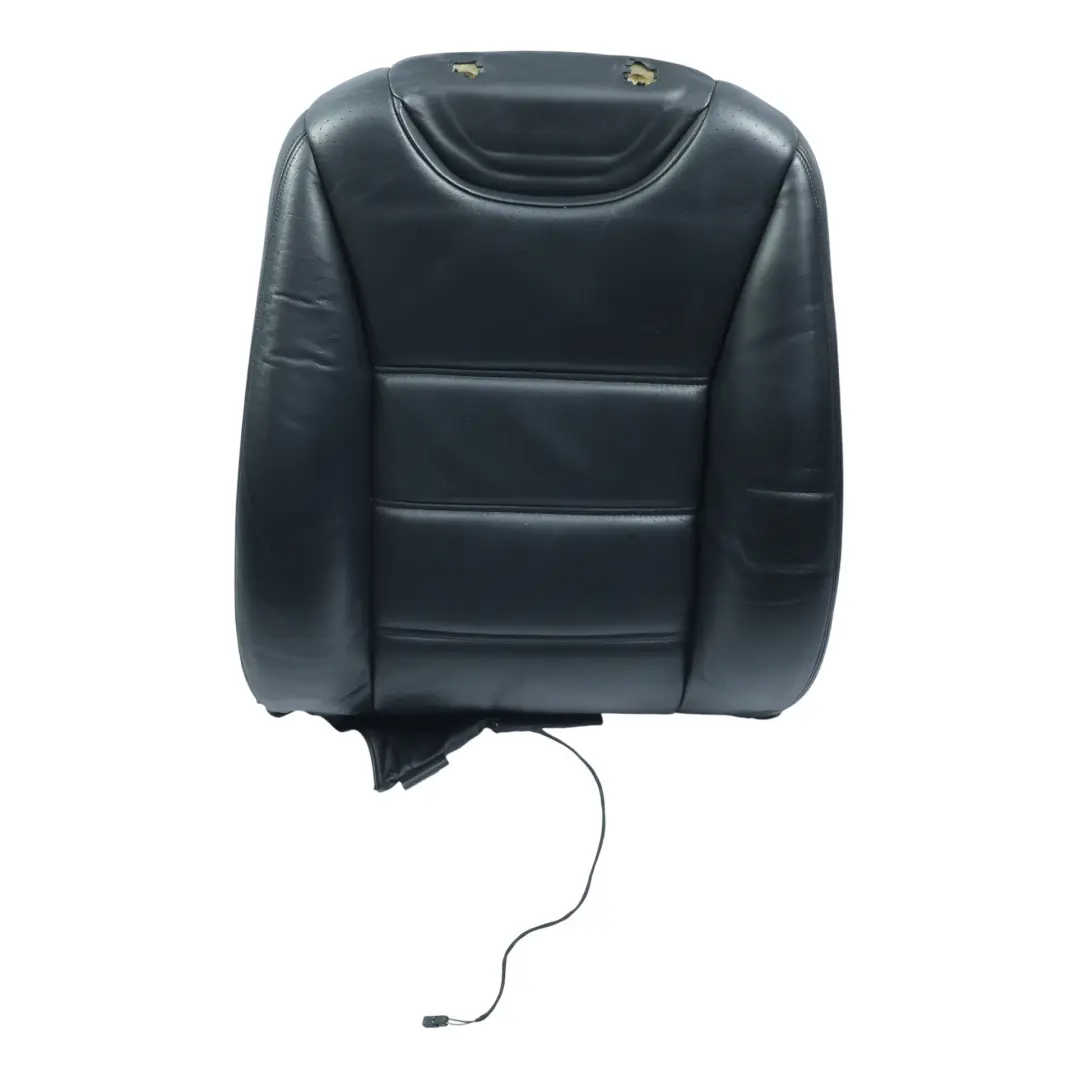 Porsche Cayenne 9PA Funda Respaldo Asiento Delantero Cuero Negro Derecho - SKU 95552118601 - Número de pieza 95552118601