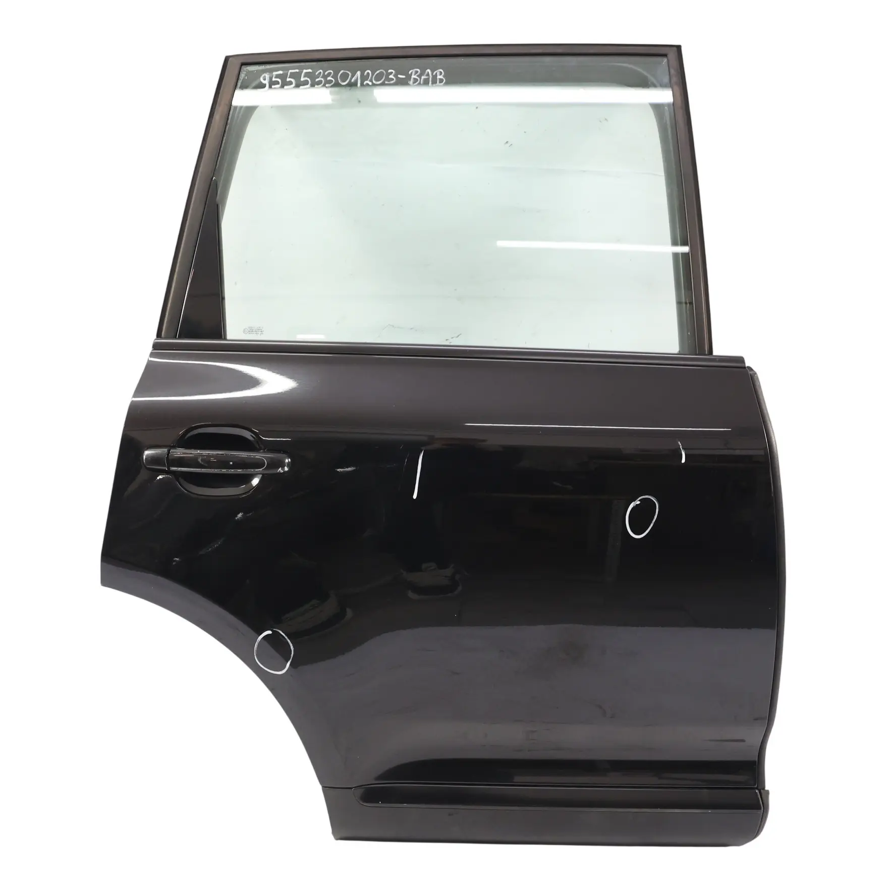 Porsche Cayenne 9PA Portiera Posteriore Destra Nero Basalto Metallizzato C9Z