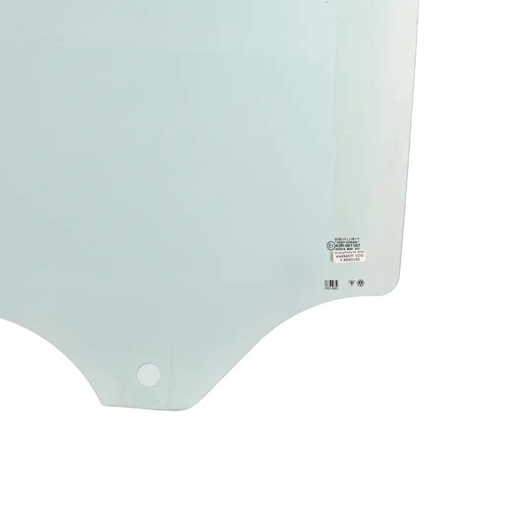 Porsche Cayenne 955 957 Rear Door Window Glass Green AS2 Left N/S - SKU 95554261103 - Part number 95554261103