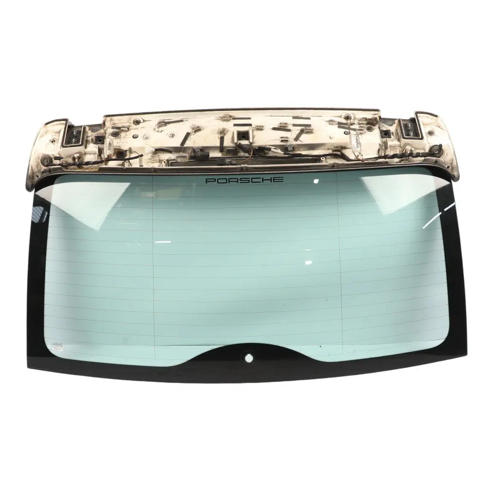 Porsche Cayenne 9PA Rear Window Boot Lid Tailgate Glass Green AS3 95554501103