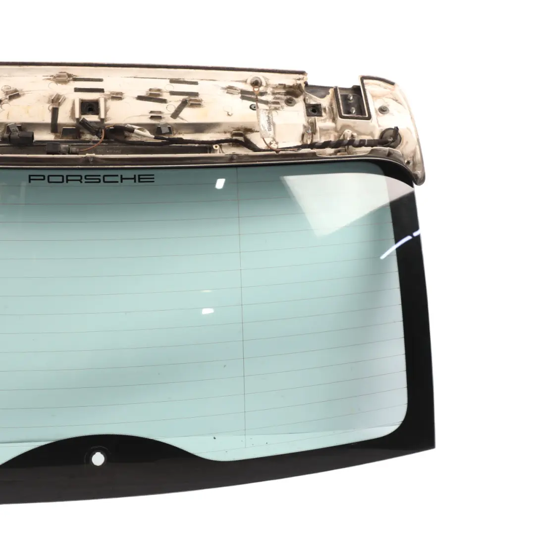 Porsche Cayenne 9PA Rear Window Boot Lid Tailgate Glass Green AS3 - SKU 95554501103 - Part number 95554501103