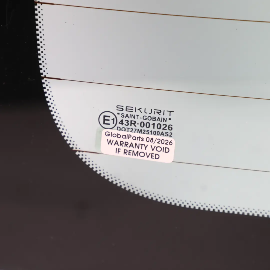 Porsche Cayenne 9PA Rear Window Boot Lid Tailgate Glass Green AS3 - SKU 95554501103 - Part number 95554501103