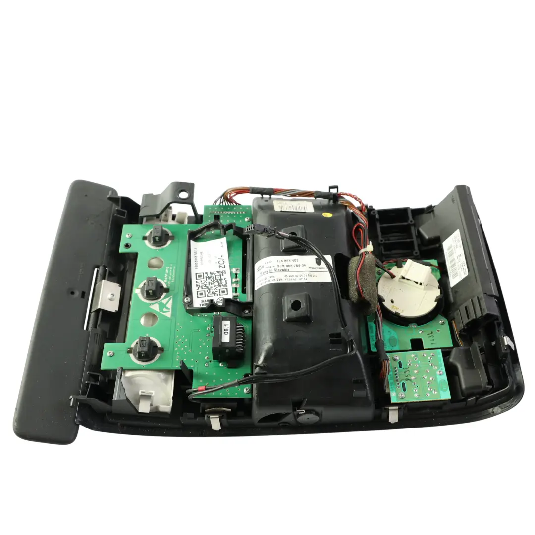 Porsche Cayenne 9PA 955 Roof Courtesy Light Switch Panel Console - SKU 95555555701-1 - Part number 95555555701