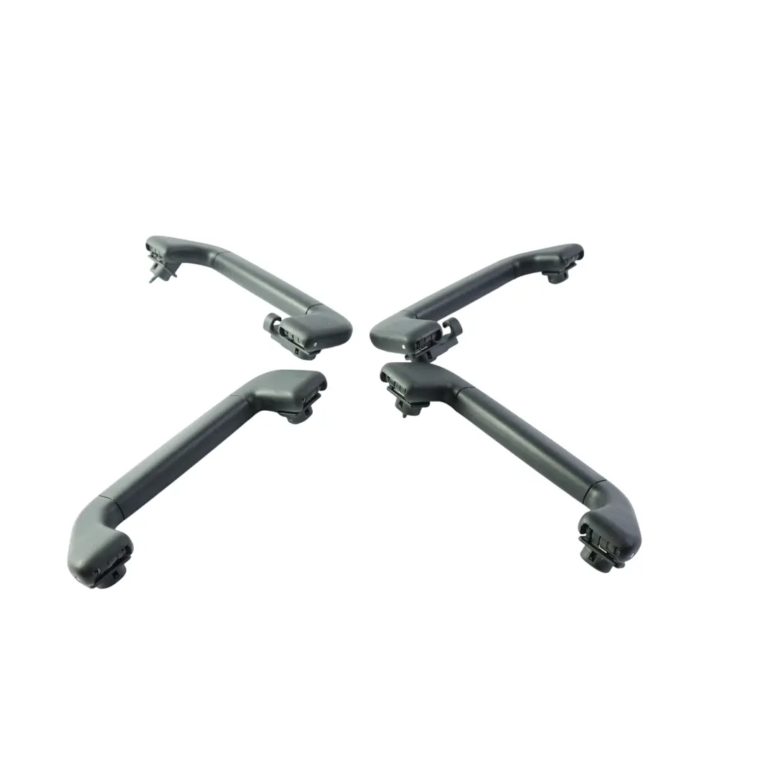 Headlining Roof Grab Handle Set Front Rear Black to Porsche Cayenne 9PA with Part number 95555560700 Porsche Cayenne 9PA Headlining Roof Grab Handle Set Front Rear Black - SKU 95555560700 - Part number 95555560700