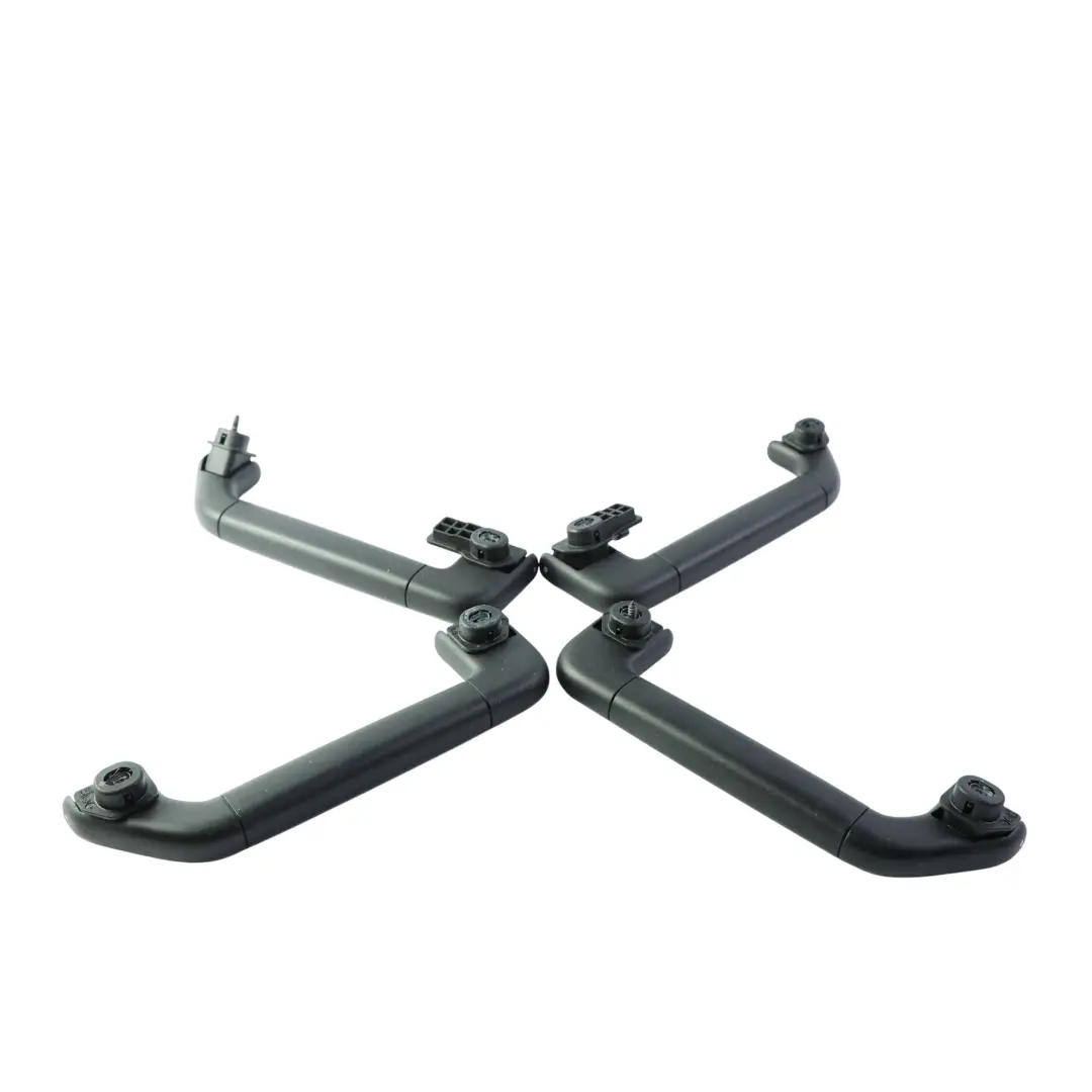 Headlining Roof Grab Handle Set Front Rear Black to Porsche Cayenne 9PA with Part number 95555560700 Porsche Cayenne 9PA Headlining Roof Grab Handle Set Front Rear Black - SKU 95555560700 - Part number 95555560700