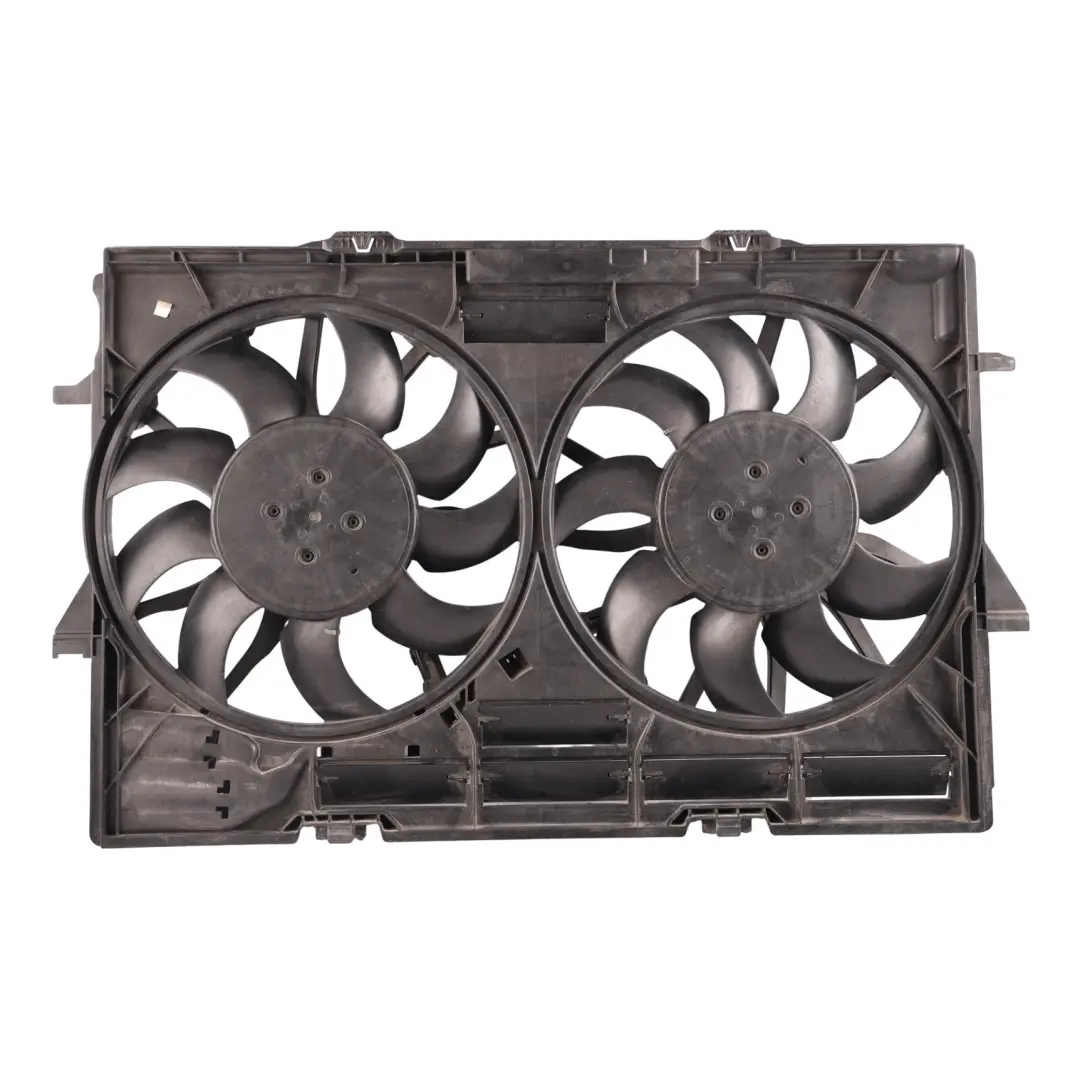 Porsche Macan 95B Radiator Cooling Fan Shroud Double Fan - SKU 95B121003A - Part number 95B121003A